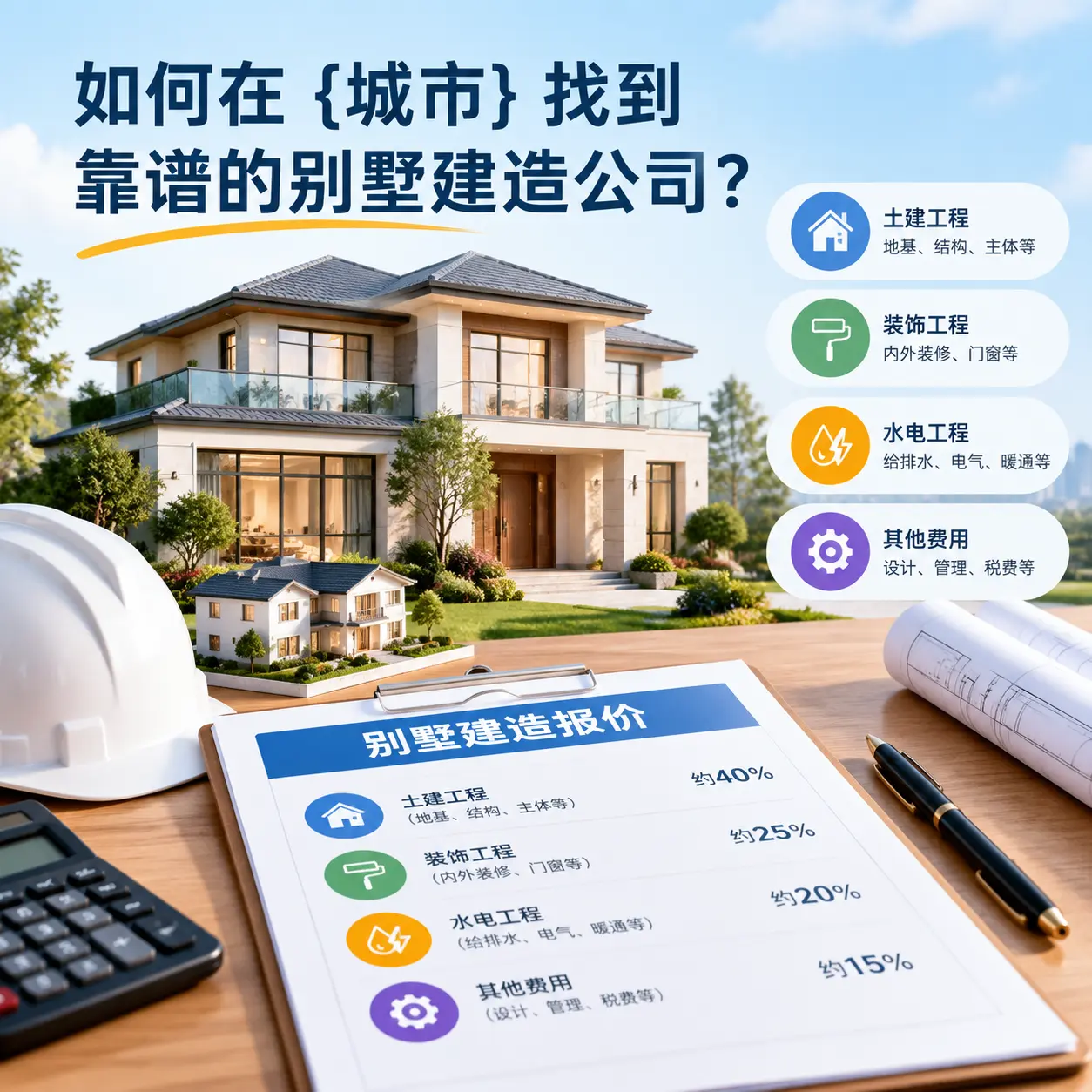 如何在 丹寨 找到靠谱的别墅建造公司？