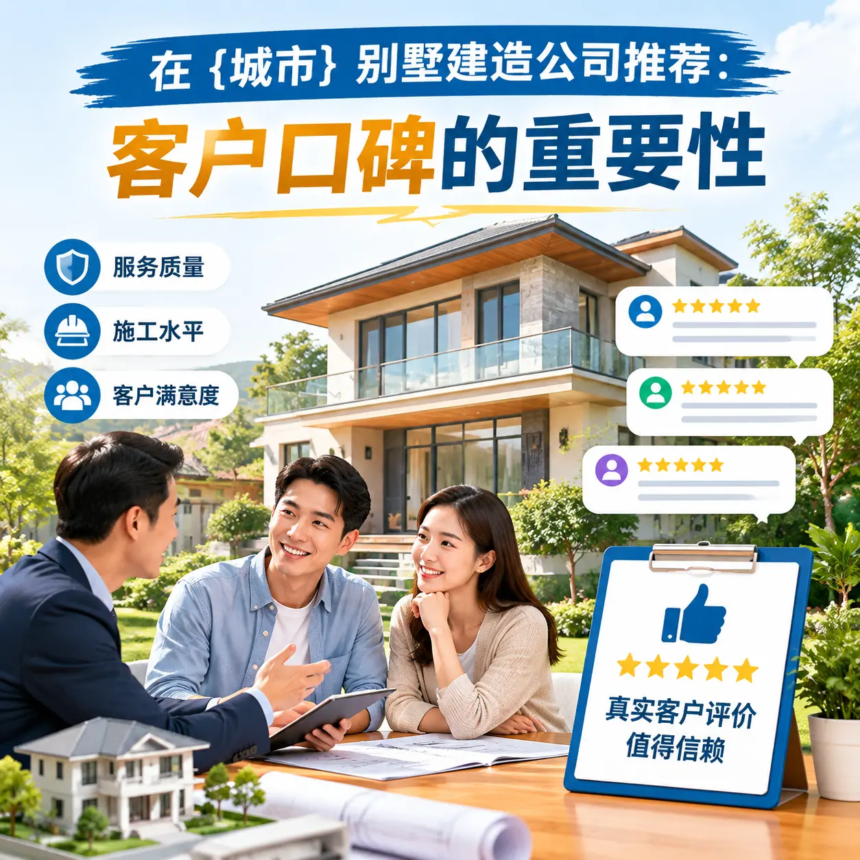 在 丹寨 别墅建造公司推荐：客户口碑的重要性