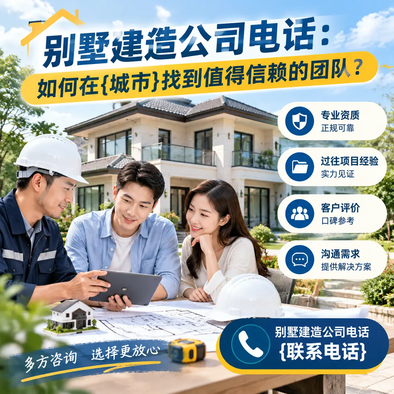 别墅建造公司电话:如何在丹寨找到值得信赖的团队?