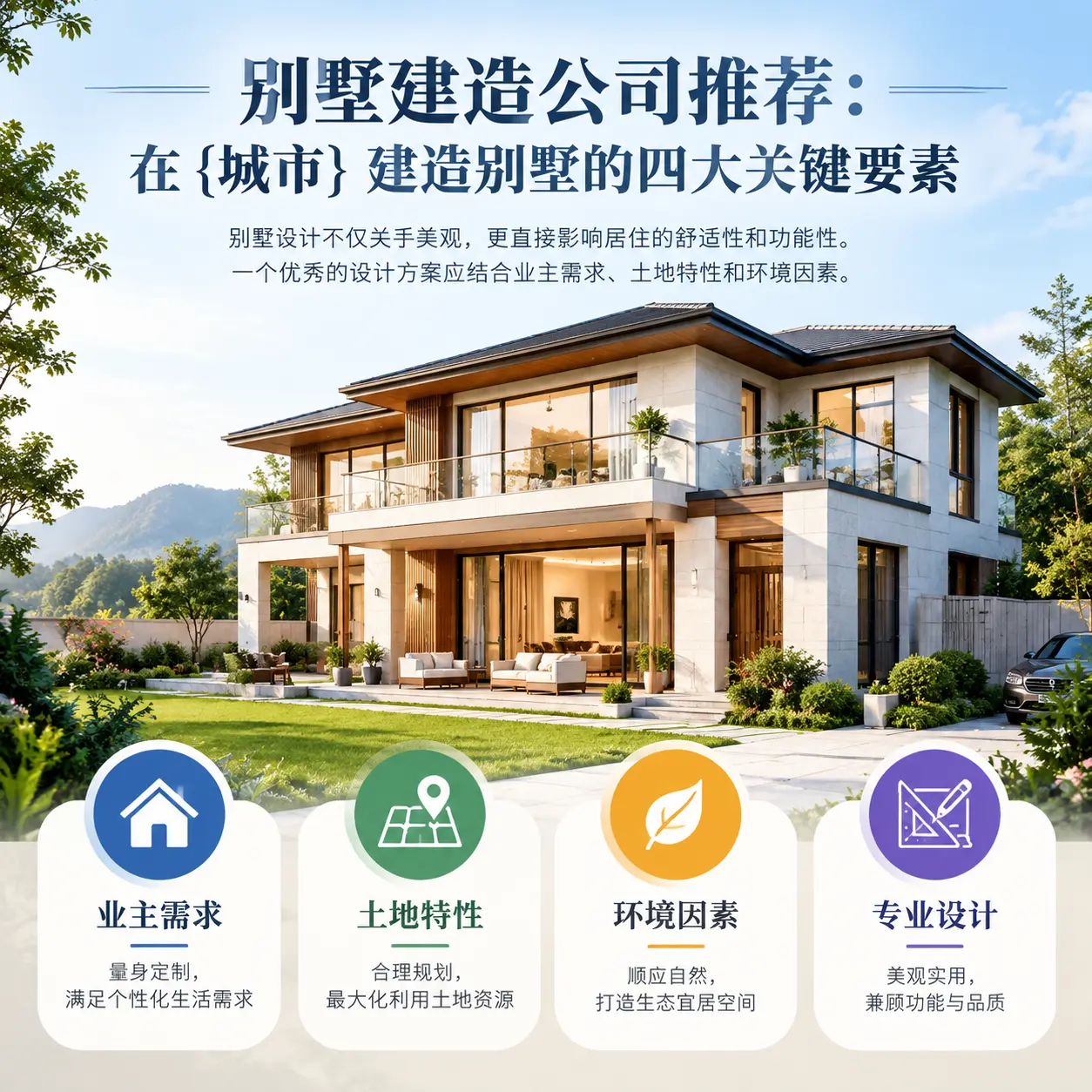 别墅建造公司推荐：在 丹寨 建造别墅的四大关键要素