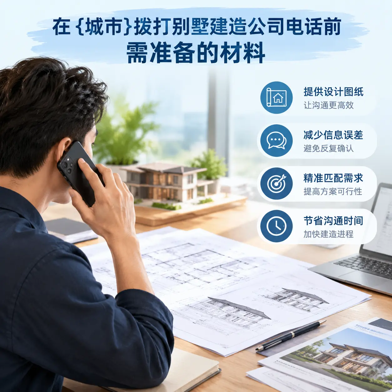 在丹寨拨打别墅建造公司电话前需准备的材料