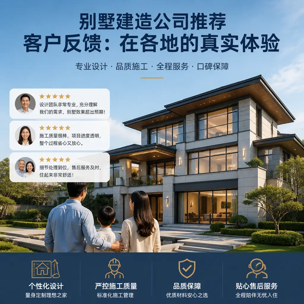 别墅建造公司推荐的客户反馈：在 丹寨 的真实体验