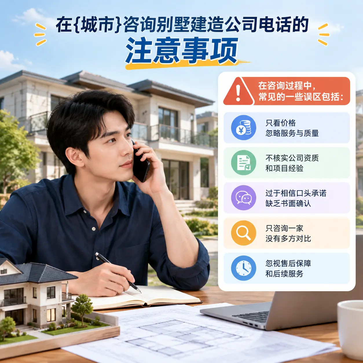 在丹寨咨询别墅建造公司电话的注意事项